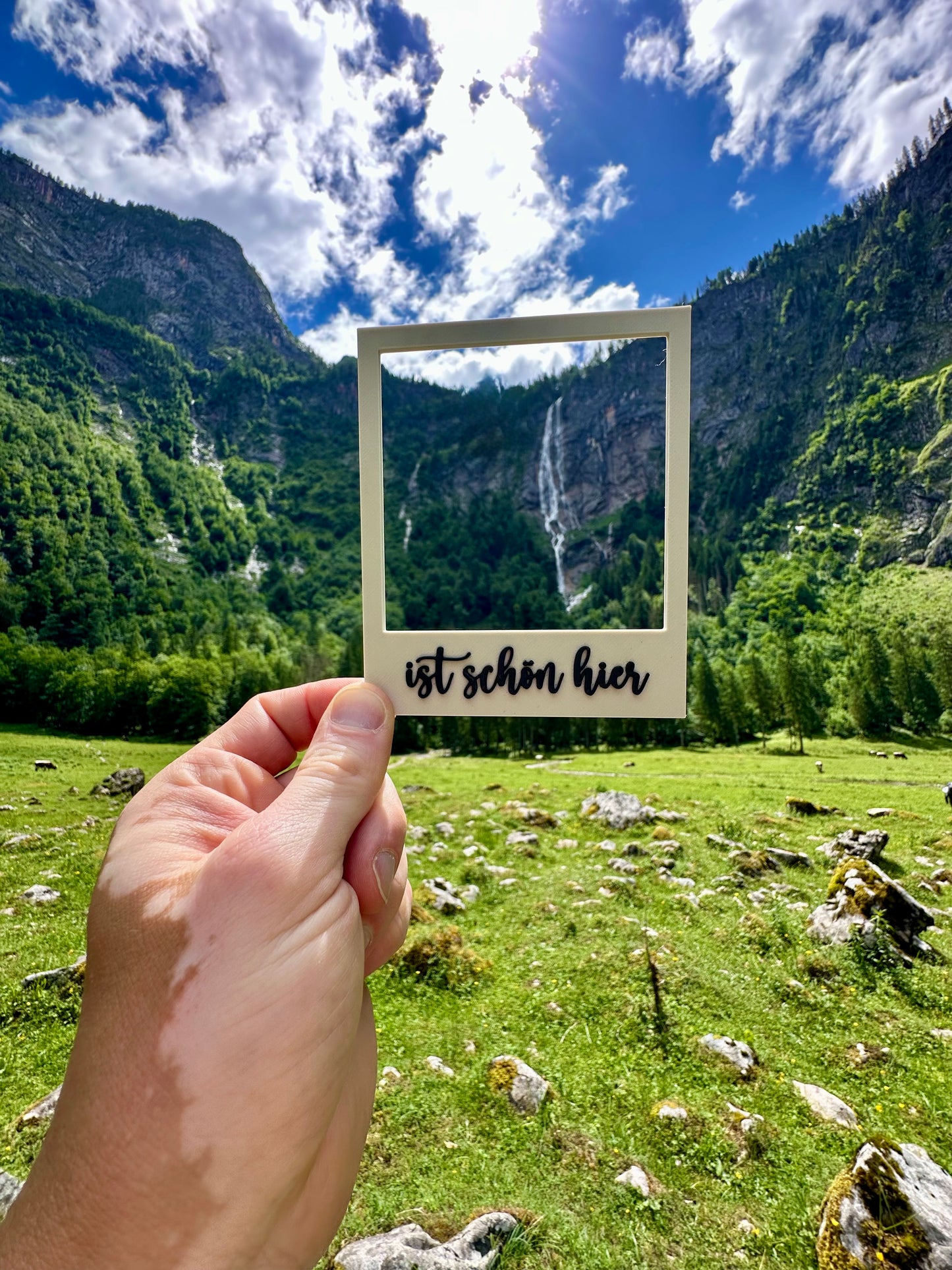 Retrorahmen im Polaroidstil