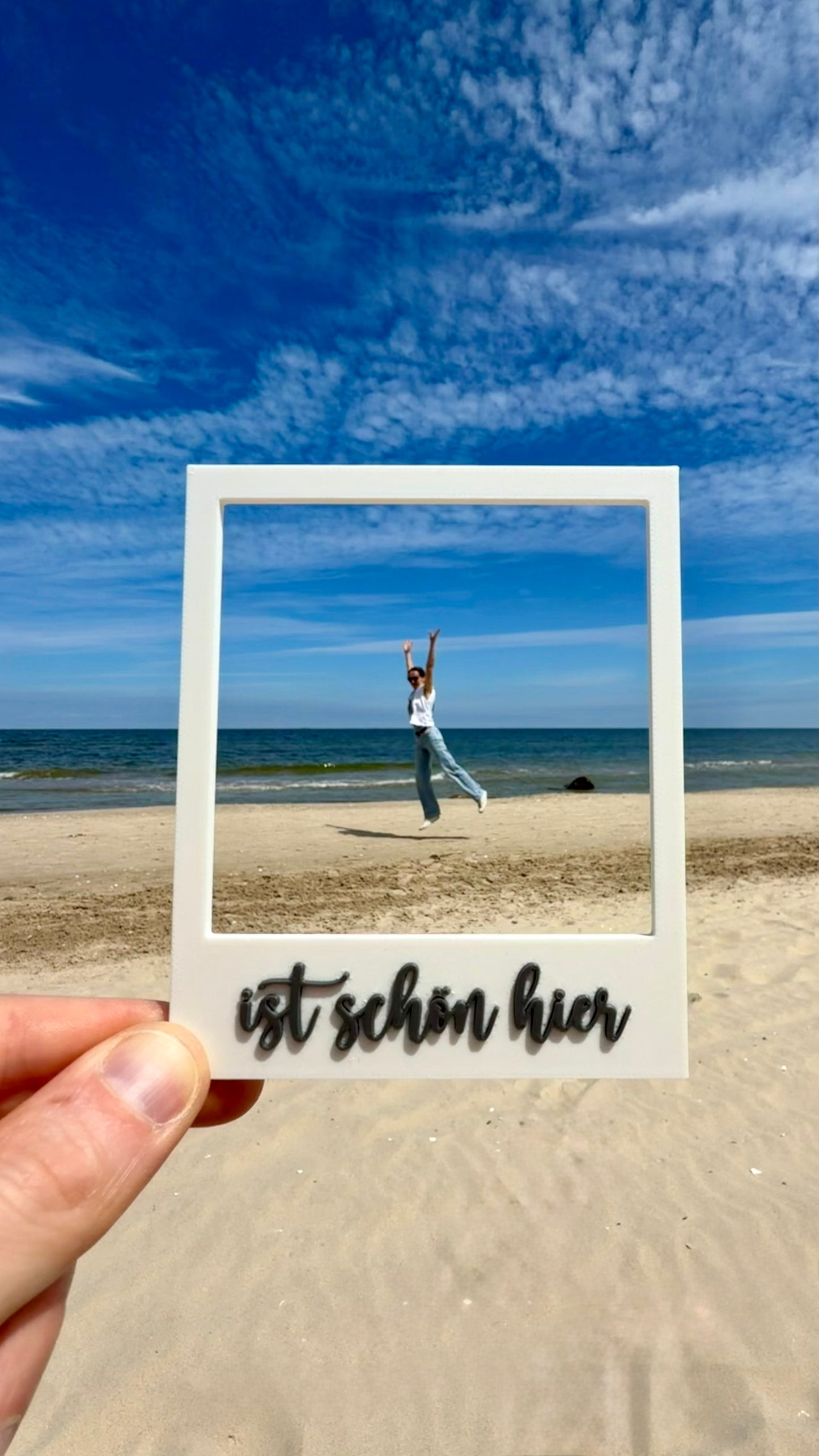 Retrorahmen im Polaroidstil